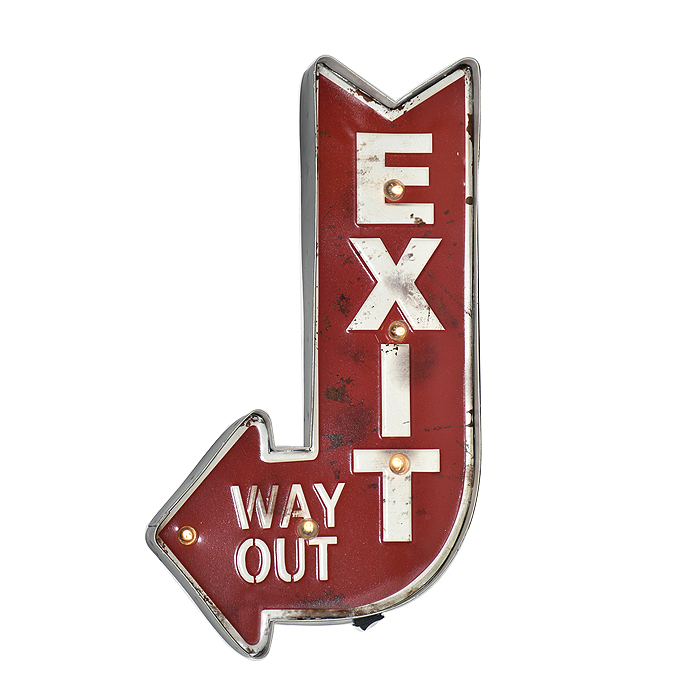 Letrero Vintage Led Exit 2021210 – MSA